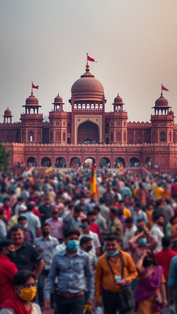 लाल किला की छाया