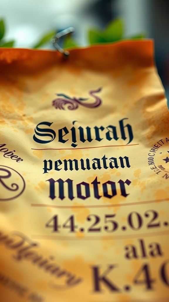 Sejarah Singkat Pembuatan Motor