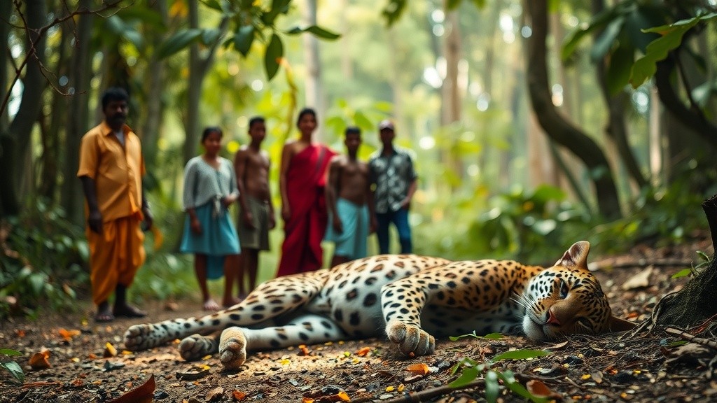 Rescue of a Malnourished Leopard: A Struggle for Survival