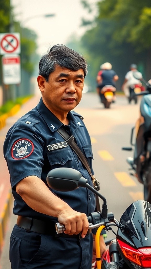 Pengendara Motor dan Polisi: Pernikahan yang Tak Terduga