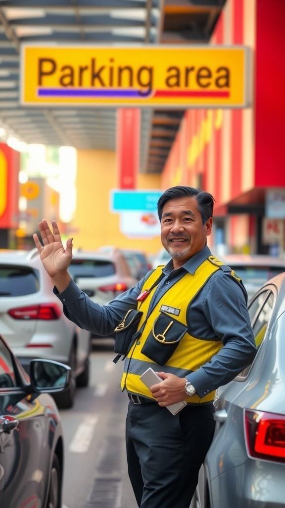Sukses Tukang Parkir: Memasang Plang Sendiri Selama 10 Tahun