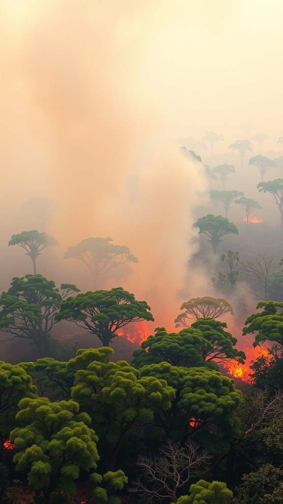 Ancaman Kebakaran Hutan terhadap Habitat dan Masyarakat Amazon