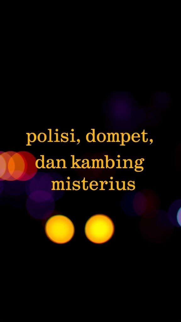 Misteri Foto Kambing di Dompet Joni