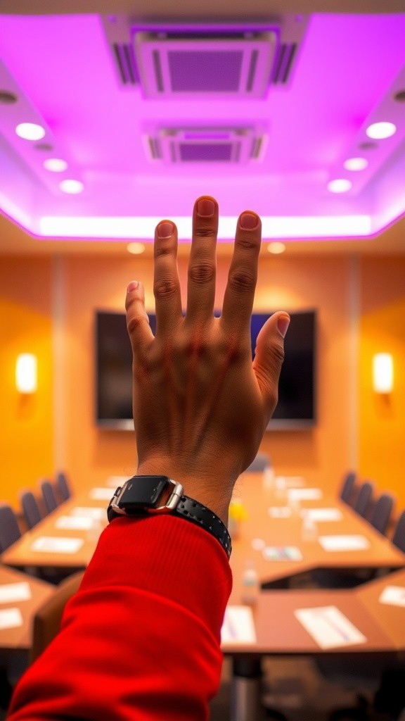 Engaging Presentation in a Modern Conference Room