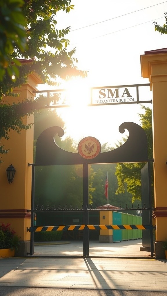 Pertemuan Tak Terduga: Alya dan Raka di SMA Nusantara