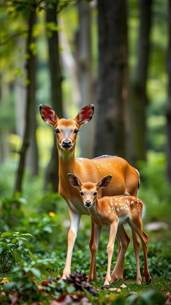 A Mother's Bravery: The Deer and the Lion