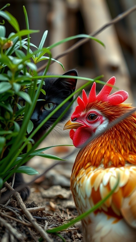 Kucing Licik dan Ayam Malang
