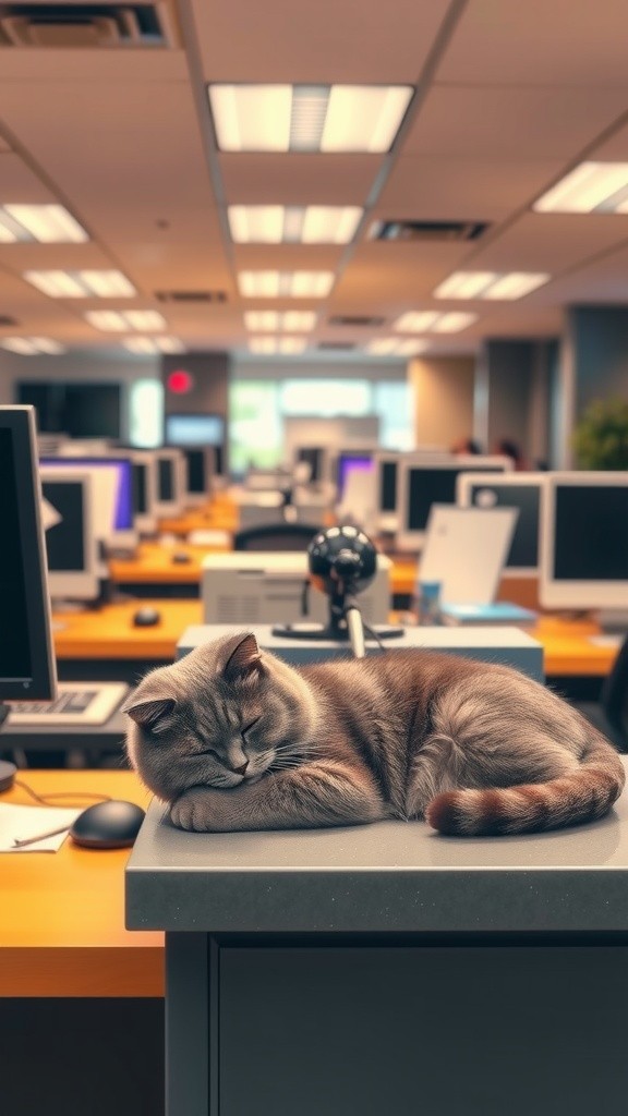 Mochi Si Kucing Pengawas yang Malas