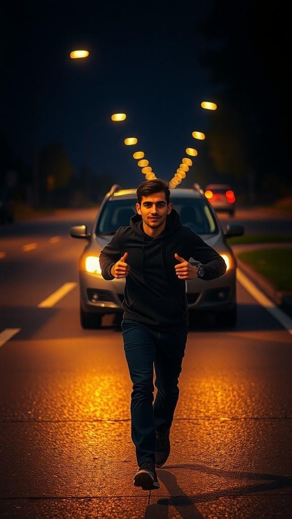 Close Call: A Dark Encounter on the Road