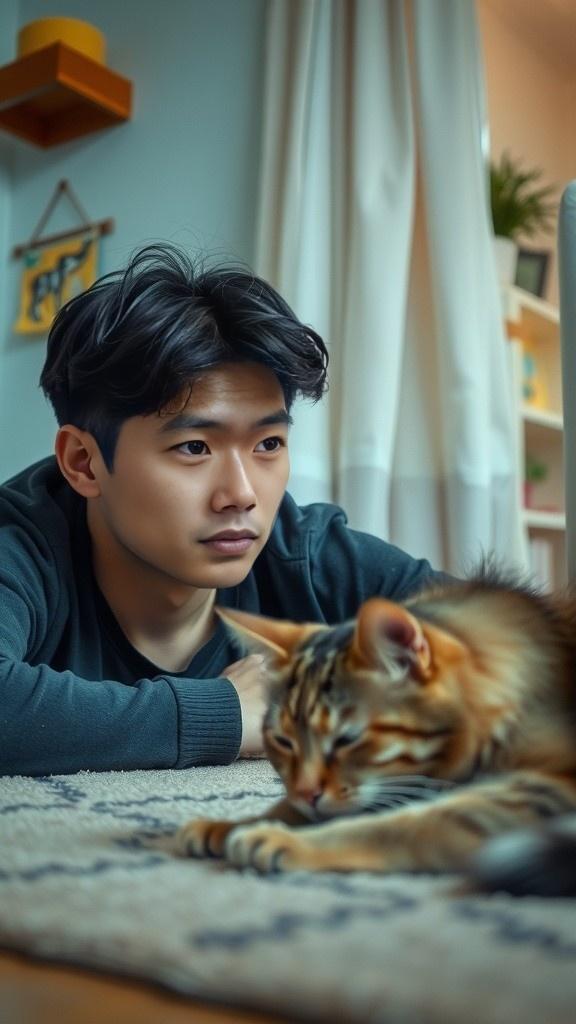 Kucing Cerdik Berpura-pura Sakit untuk Perhatian Pemilik