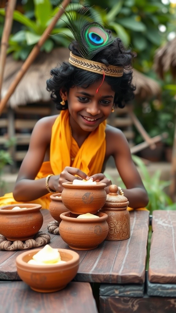 कृष्ण की माखन चोरी