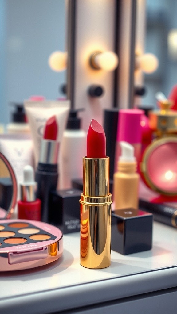 Unleash Your Power with Bold Red Lips!