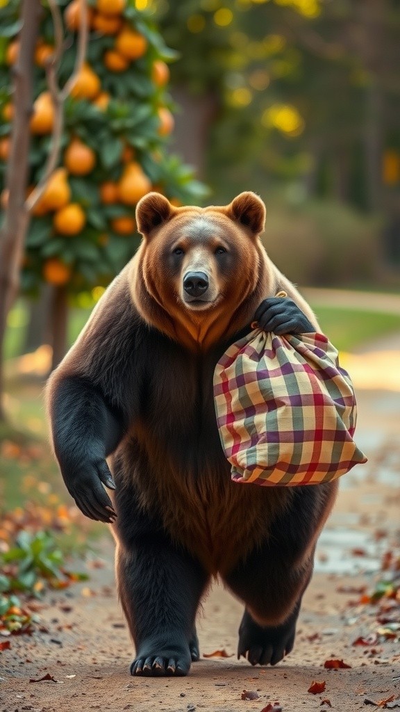 The Bear and the Crow: A Tale of Childcare and Pears