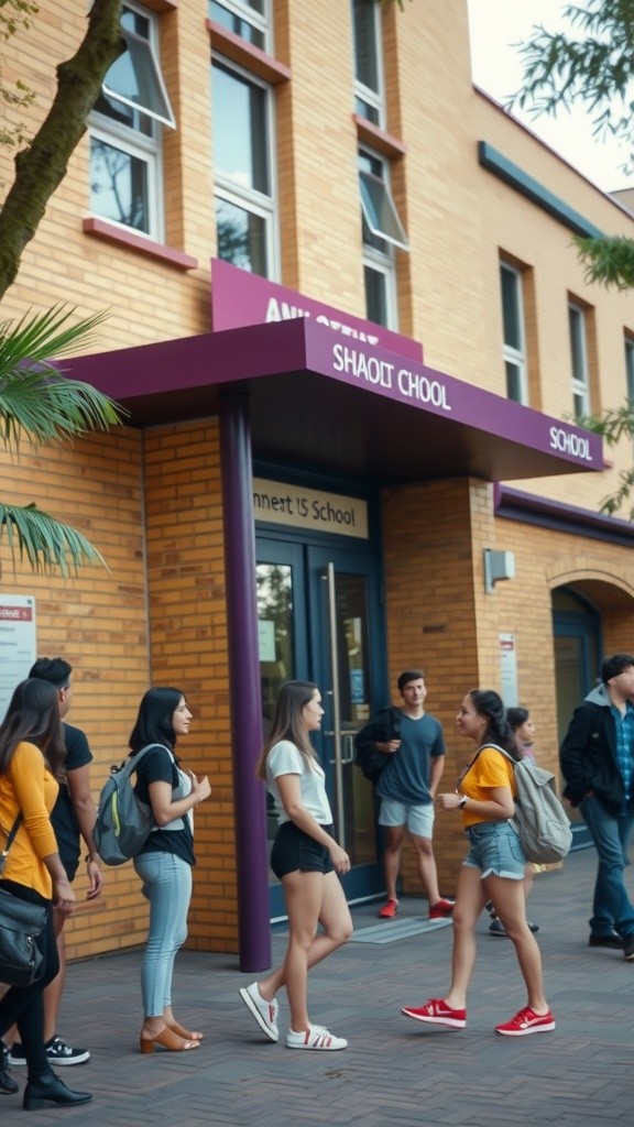 A Chance Encounter: Mia and Ethan's First Day of Junior Year