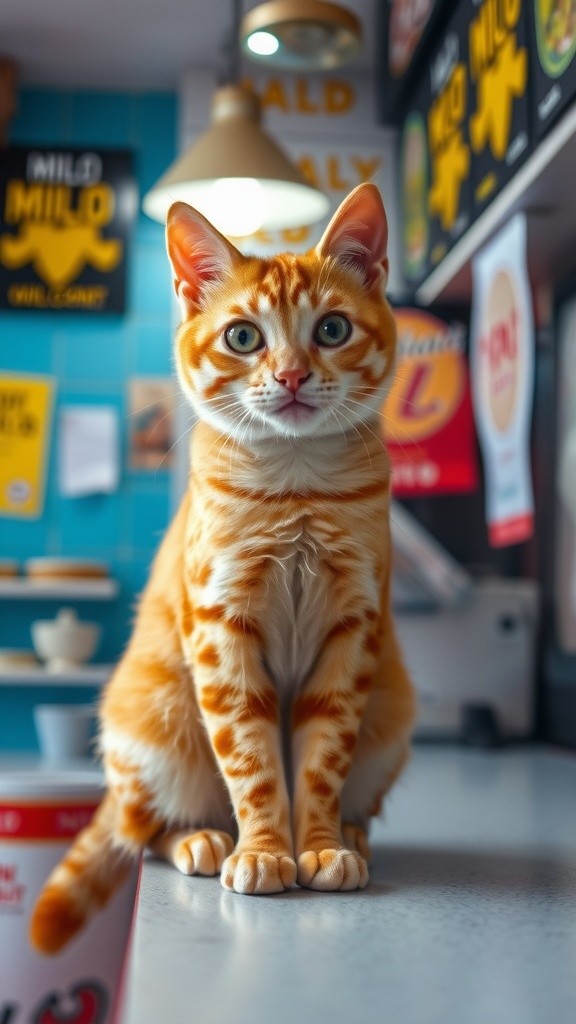 Kesetiaan Kucing Penjaga Warung