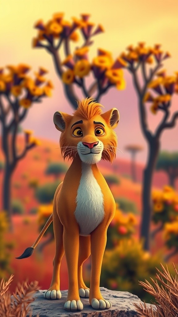Leo's Colorful Safari