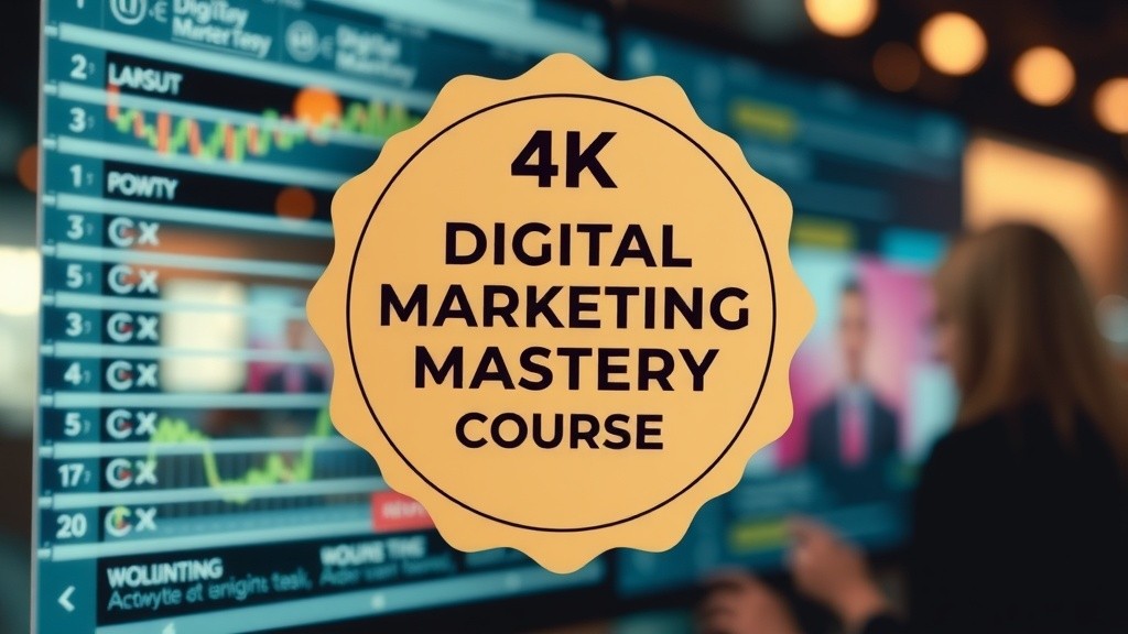 Digital Marketing Mastery Course Overview