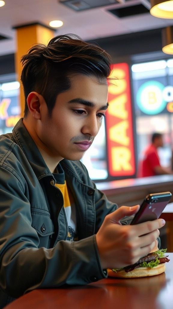 Pesanan Burger Tanpa Isi
