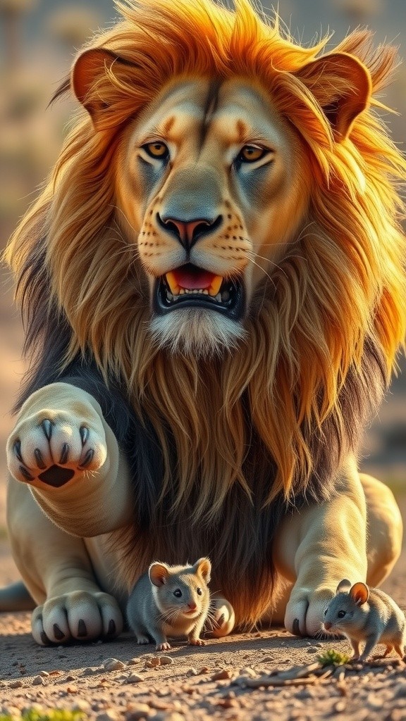 The Lion and the Mouse: A Tale of Unexpected Friendship