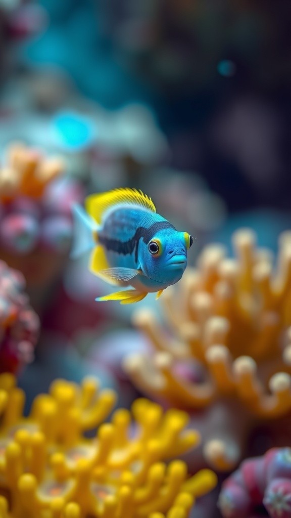 The Brave Blue Fish's Adventure Home