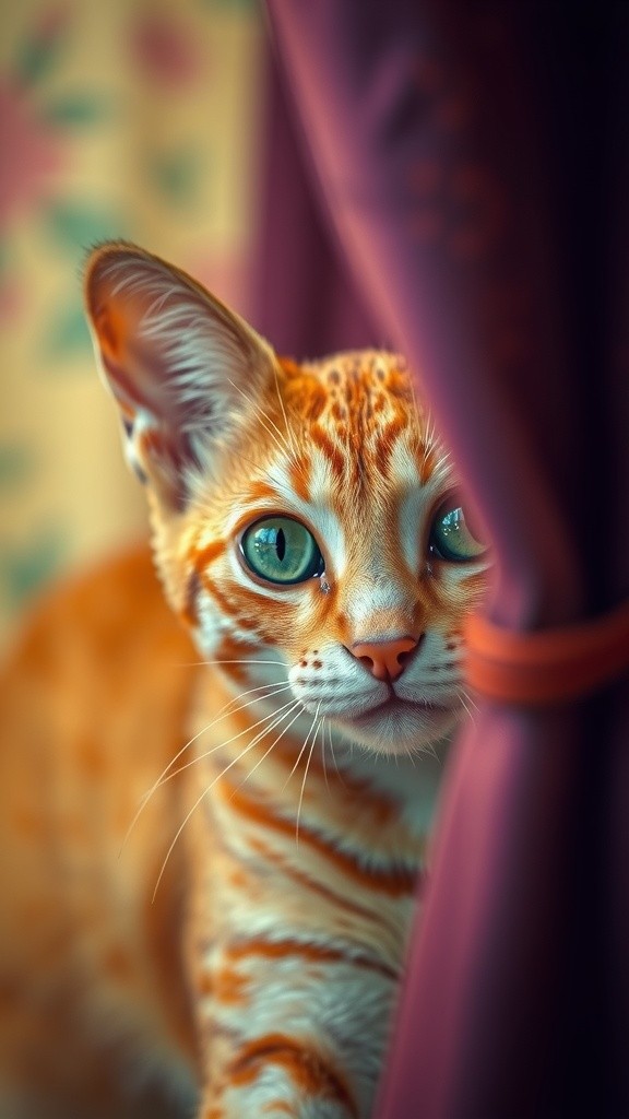 Kucing Penjaga Tirai dan Burung Menggagalkan Serangan