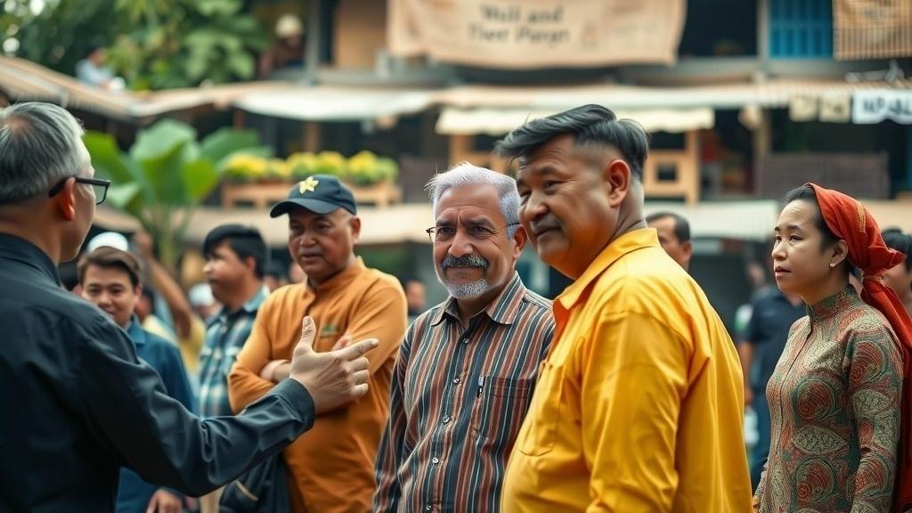 Semangat Warga Membangun Kantor Desa Baru
