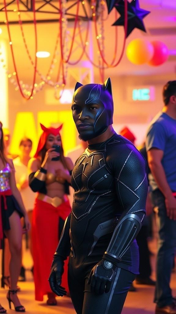 Jamal's Costume Party Misadventure: The Lone Black Panther
