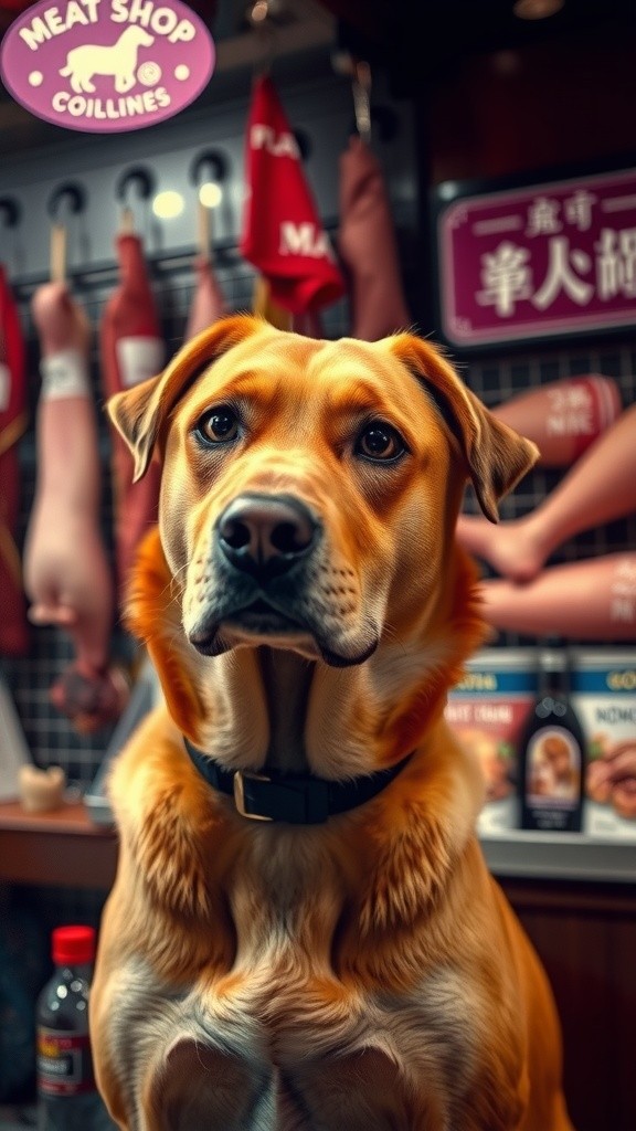 The Hungry Dog's Adventure