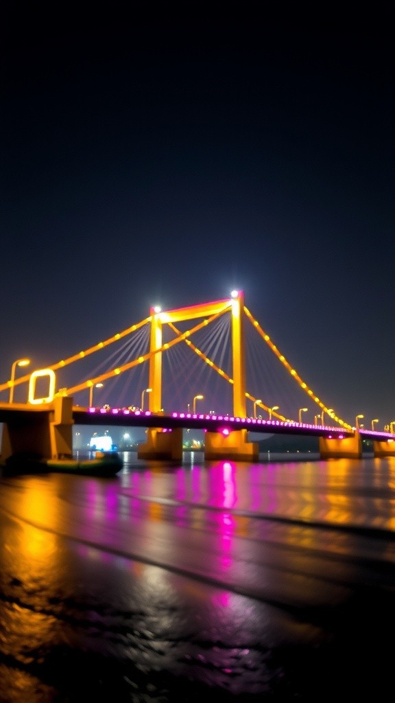 হাওড়া ব্রিজের রঙিন রাত