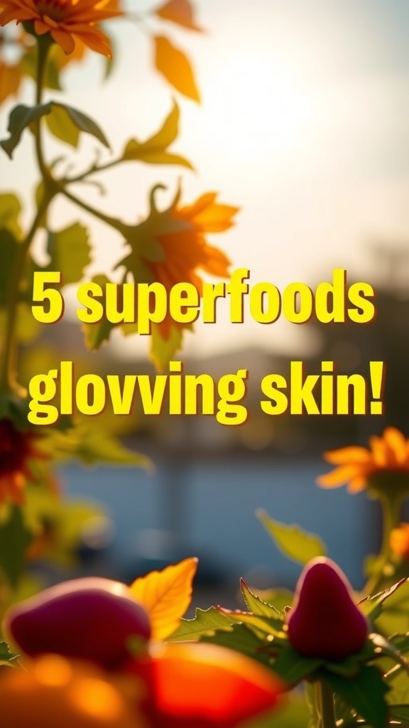 5 Superfoods for Glowing Skin!