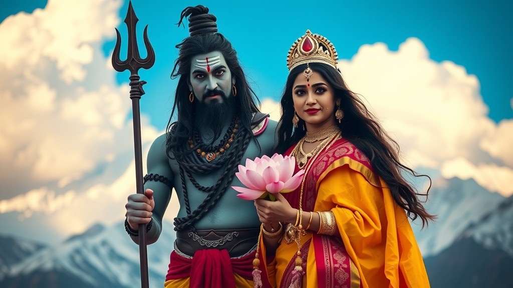 भगवान शिव और माता पार्वती: शक्ति और संहार का संयोजन