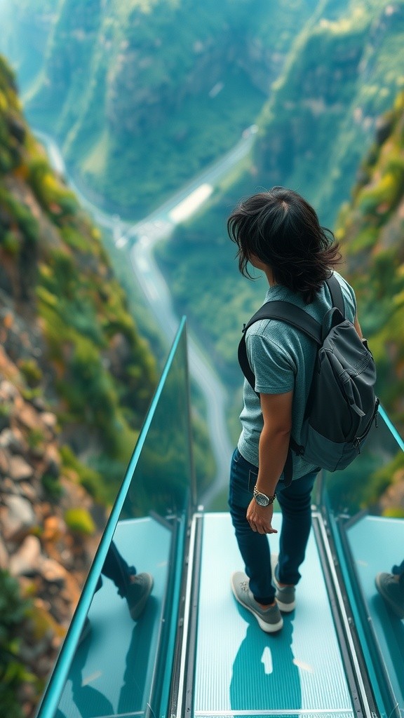 Walking on China's Scariest Glass Bridge!