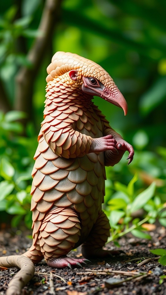 Pangolin: Mamalia Bersisik yang Terancam Punah
