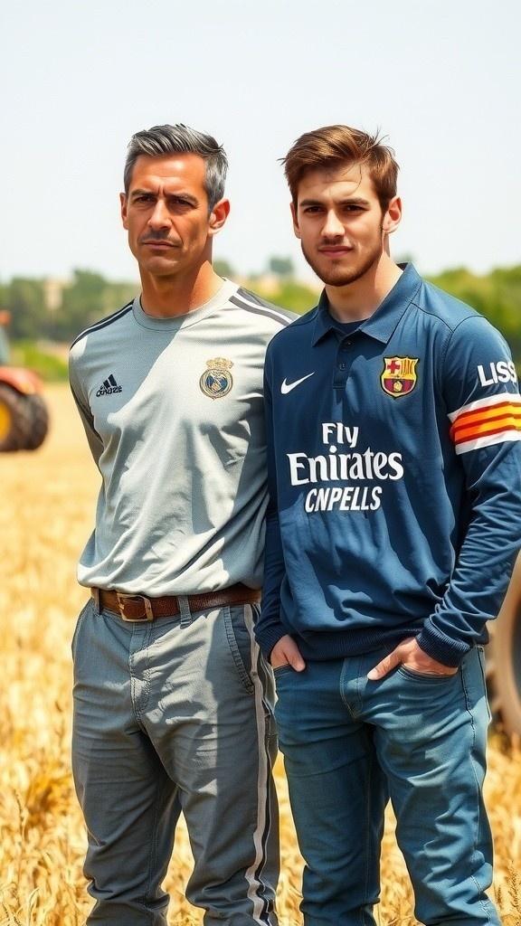Ronaldo and Messi's Farming Adventure