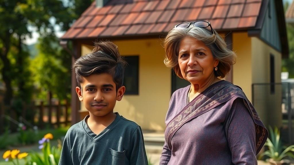 एक छोटे लड़के की मातृभक्ति
