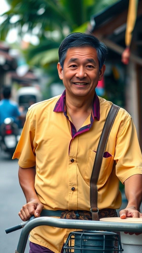 Keceriaan Pak Jono dan Handphone Jadulnya