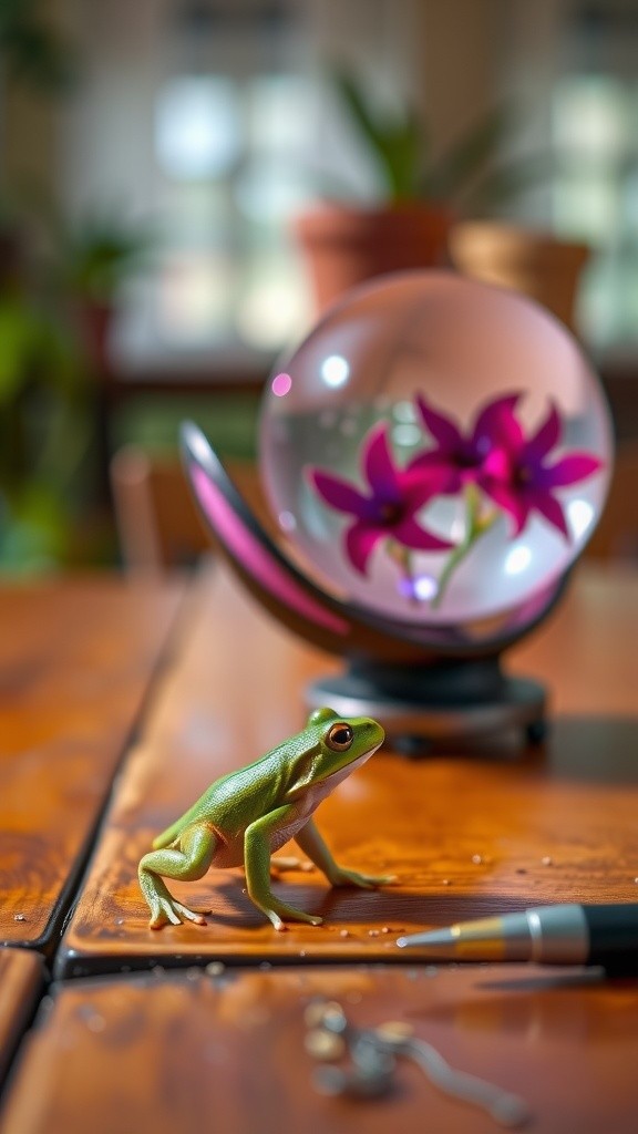 Kisah Katak dan Peramal: Cinta di Kelas Biologi