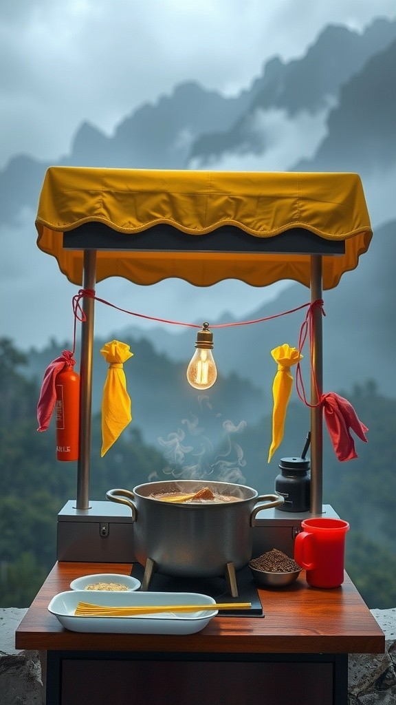 Ramu's Mountain Feast: A Taste of Warmth