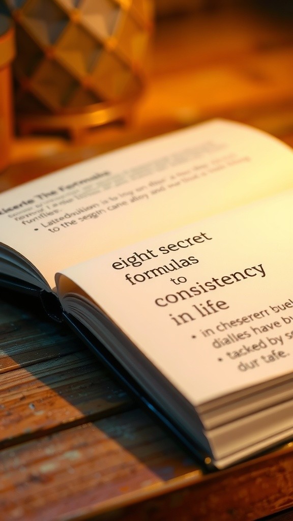 Eight Secret Formulas for Consistency in Life