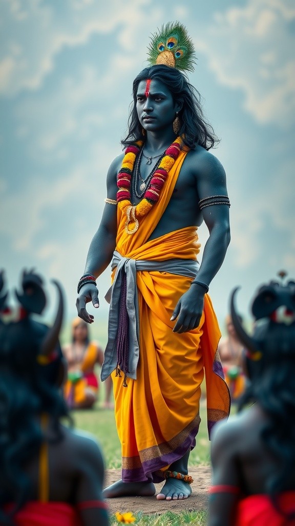 भगवान कृष्ण का संदेश: कर्म पर ध्यान दें