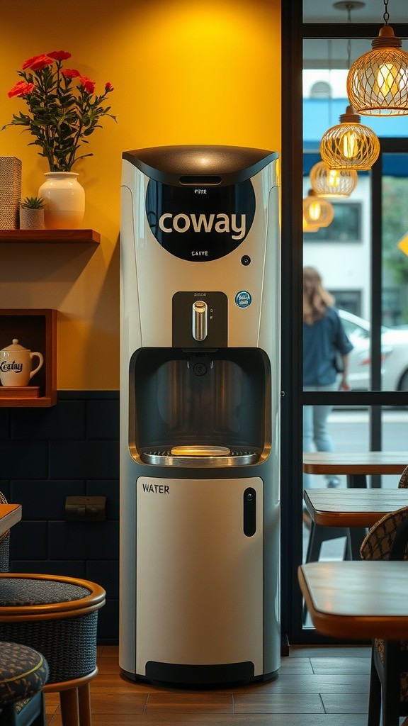 Kesegaran Air Coway di Toko dan Cafe