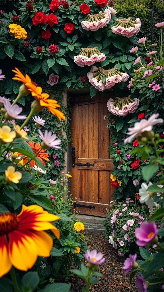 The Secret Door in the Enchanted Garden