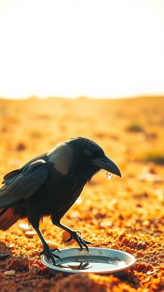 The Thirsty Crow's Quest