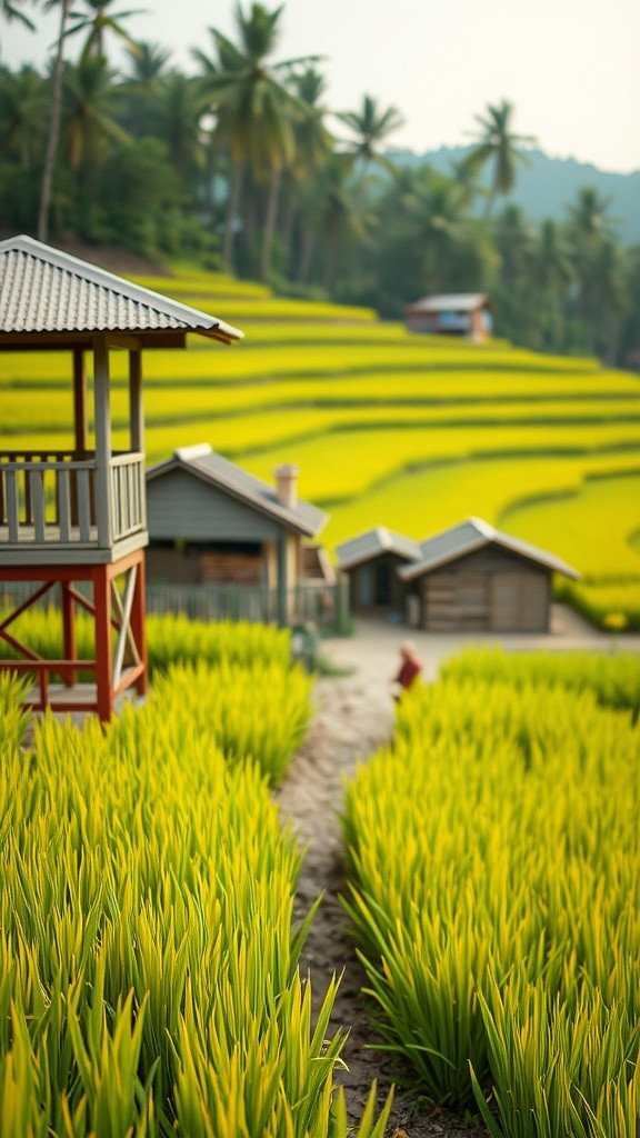 Pesona Pemuda Tampan di Sawah