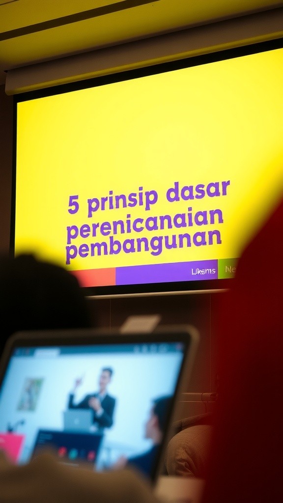 5 Prinsip Dasar Perencanaan Pembangunan Berkelanjutan