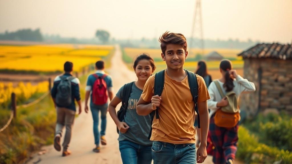 धुन पर खेतों में