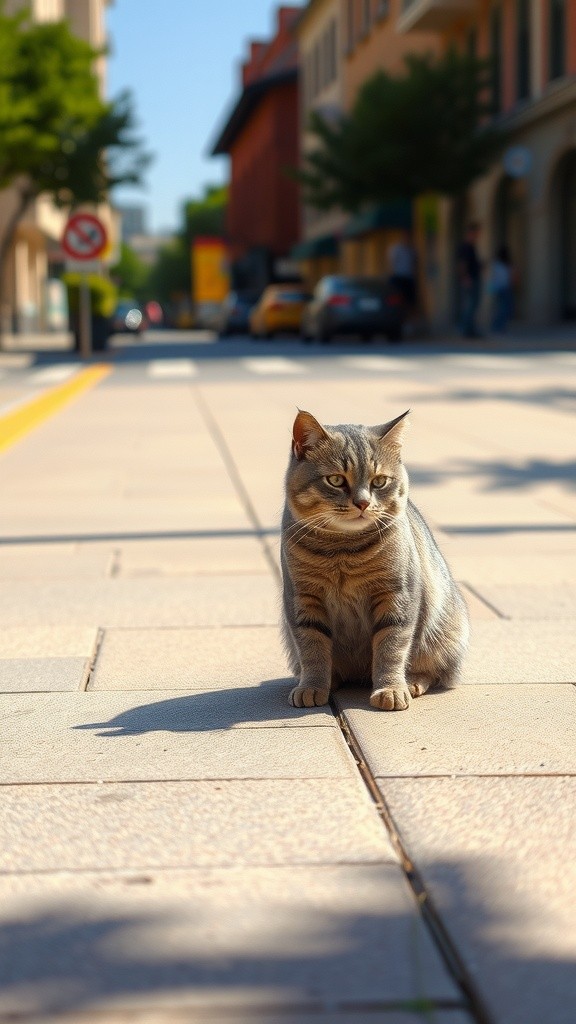 Kucing Jalanan yang Menggemaskan