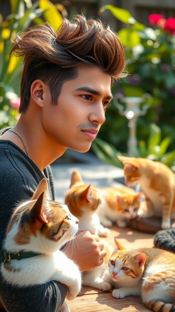Tommy's Feline Friendship