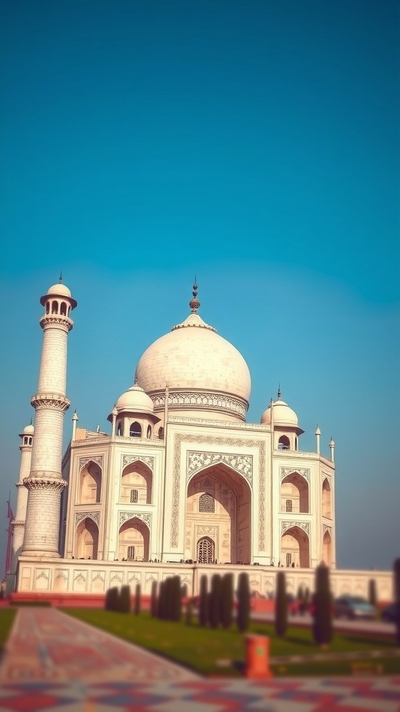 ताज महल की रंग बदलती कहानी