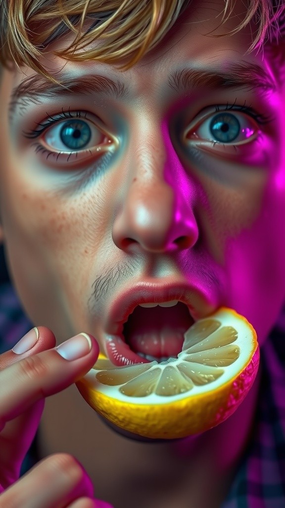 The Sensation of Acid: How Your Tongue Reacts